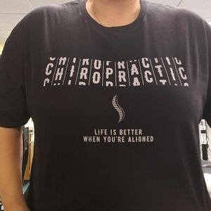 Black Chiropractic T-Shirt